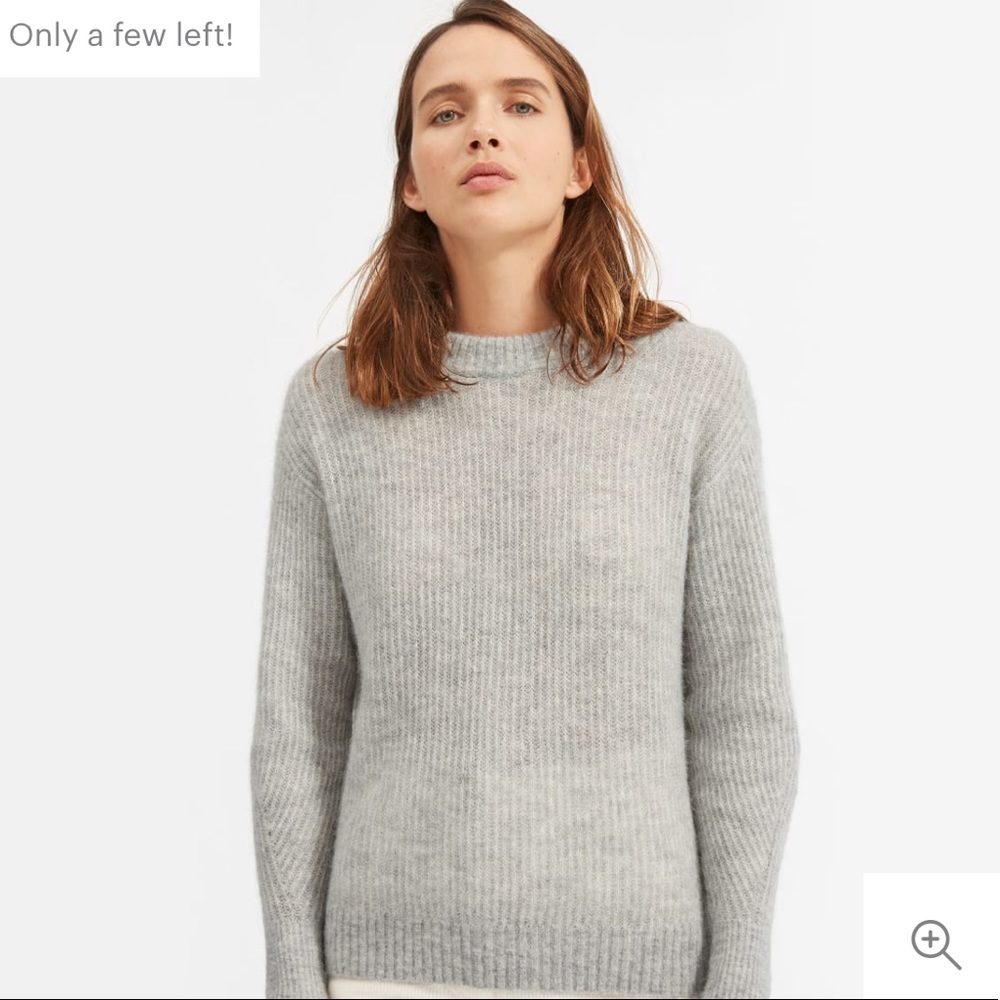 Everlane Heather Gray Alpaca sweater